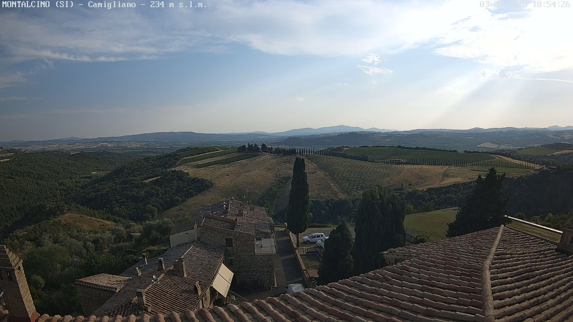 Montalcino, Camigliano Live Cam - Siena, Tuscany, Italy