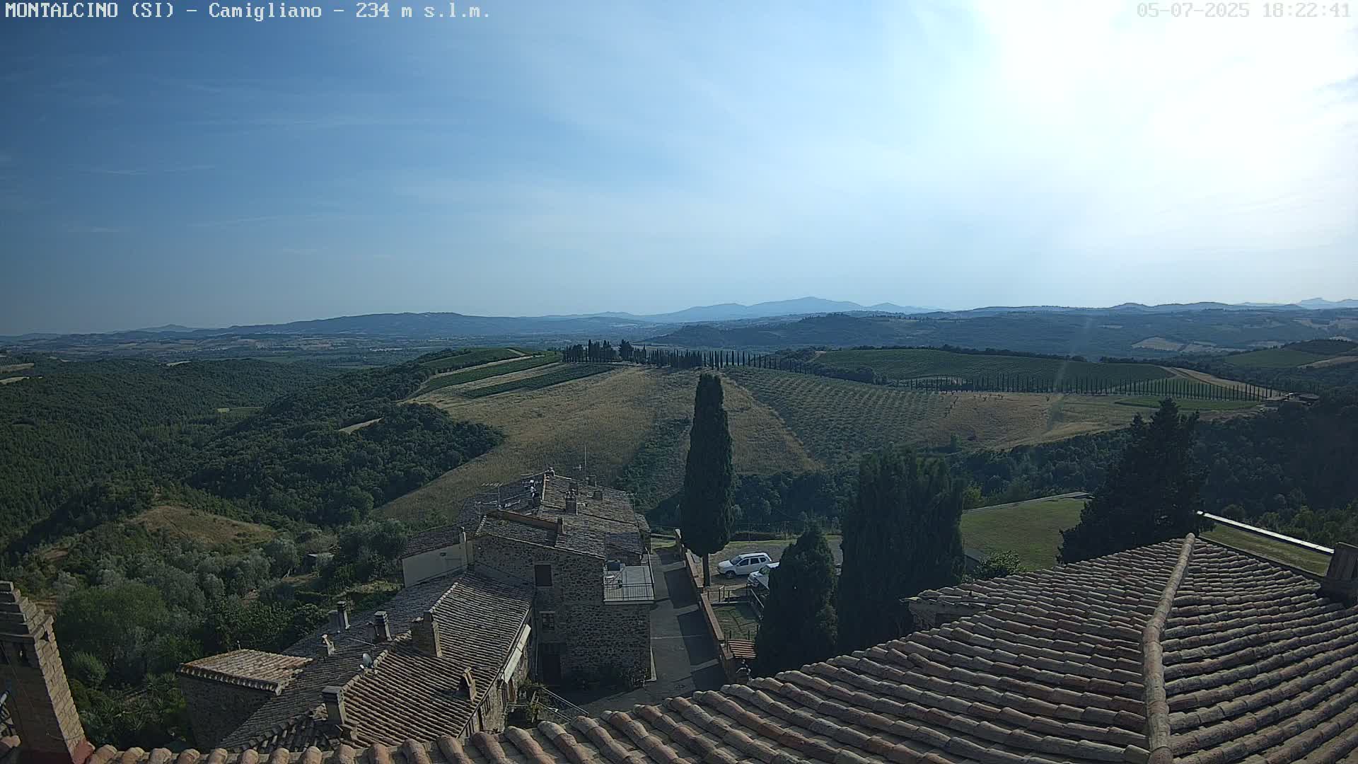 Montalcino, Camigliano Live Cam - Siena, Tuscany, Italy