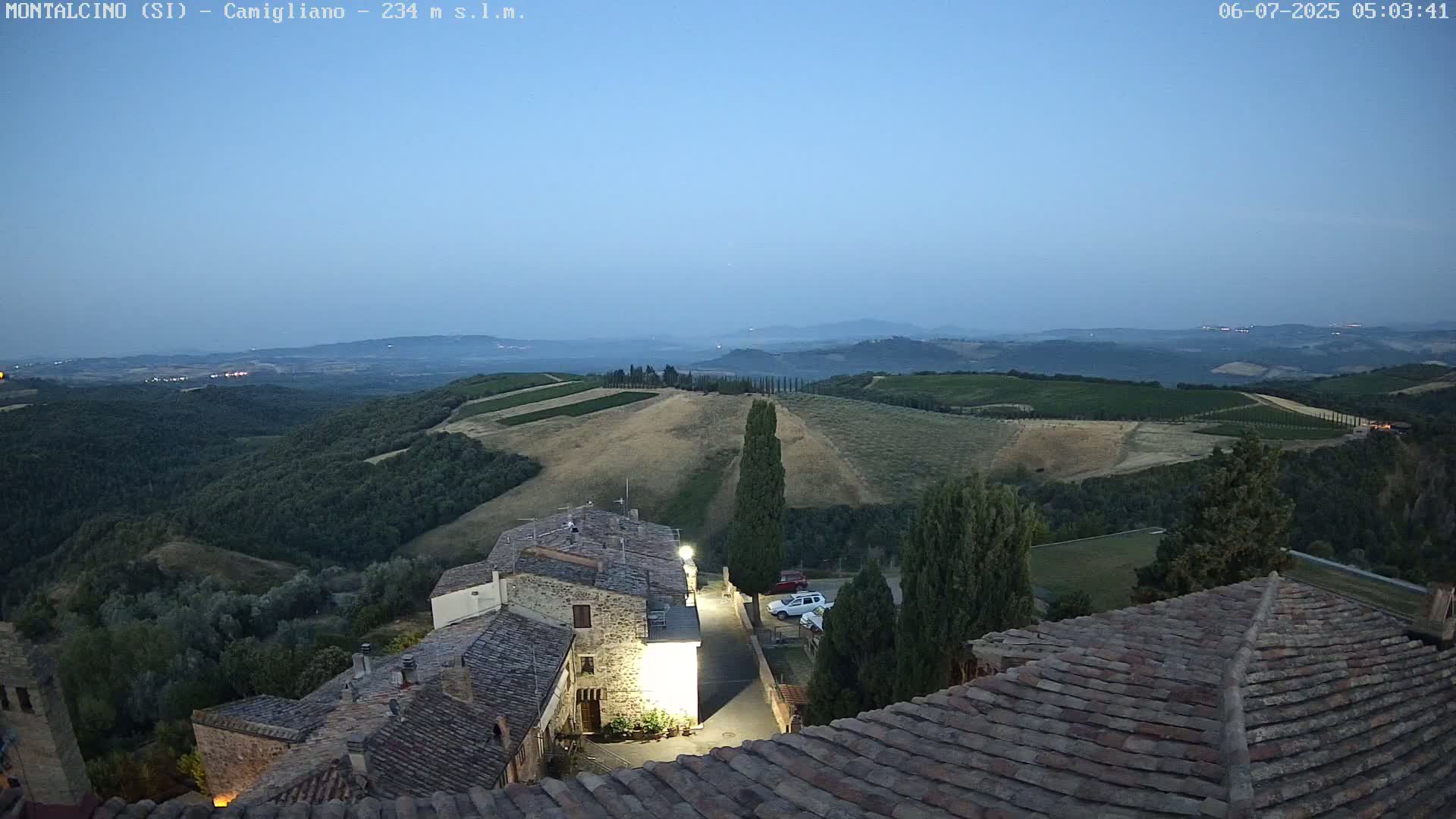 Montalcino, Camigliano Live Cam - Siena, Tuscany, Italy