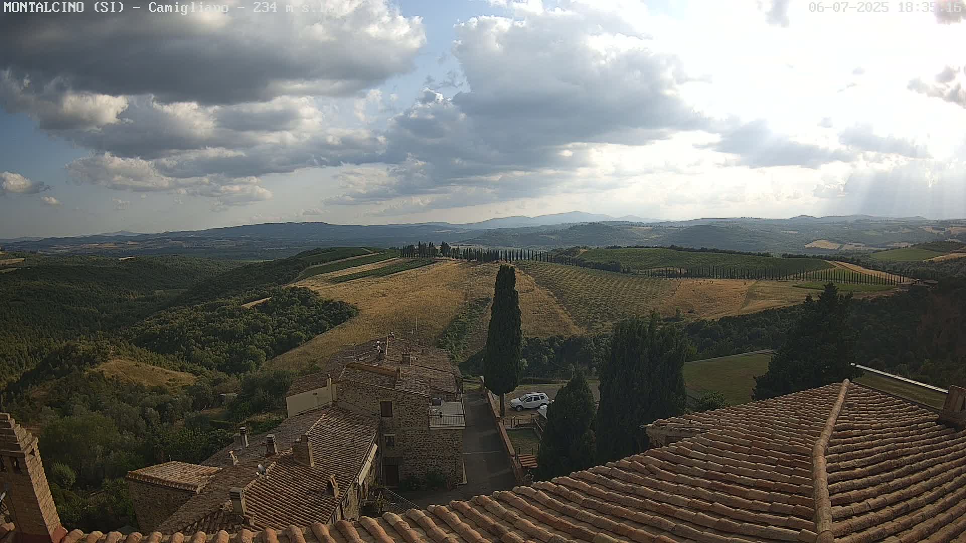 Montalcino, Camigliano Live Cam - Siena, Tuscany, Italy