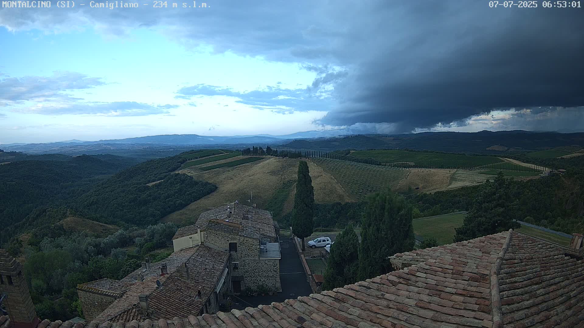 Montalcino, Camigliano Live Cam - Siena, Tuscany, Italy