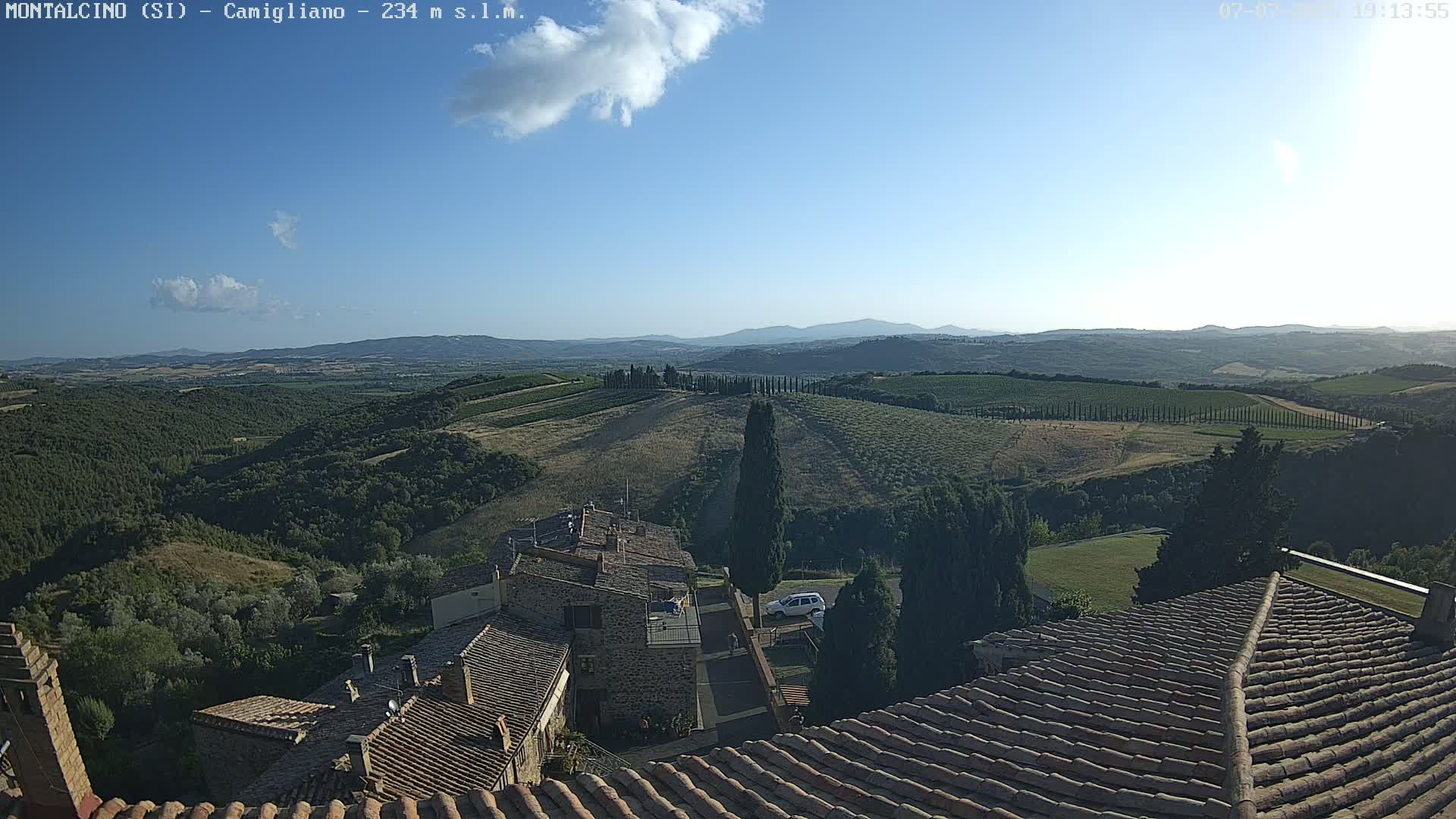 Montalcino, Camigliano Live Cam - Siena, Tuscany, Italy