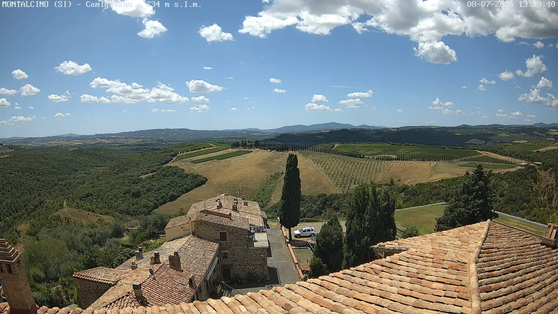 Montalcino, Camigliano Live Cam - Siena, Tuscany, Italy