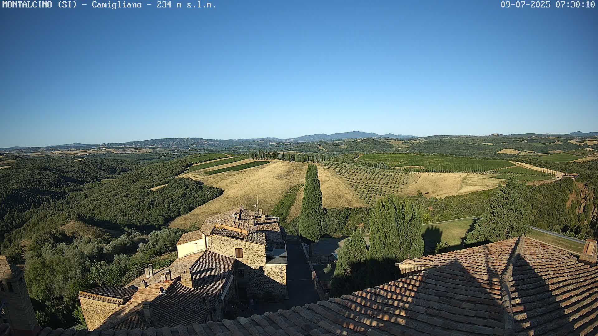 Montalcino, Camigliano Live Cam - Siena, Tuscany, Italy