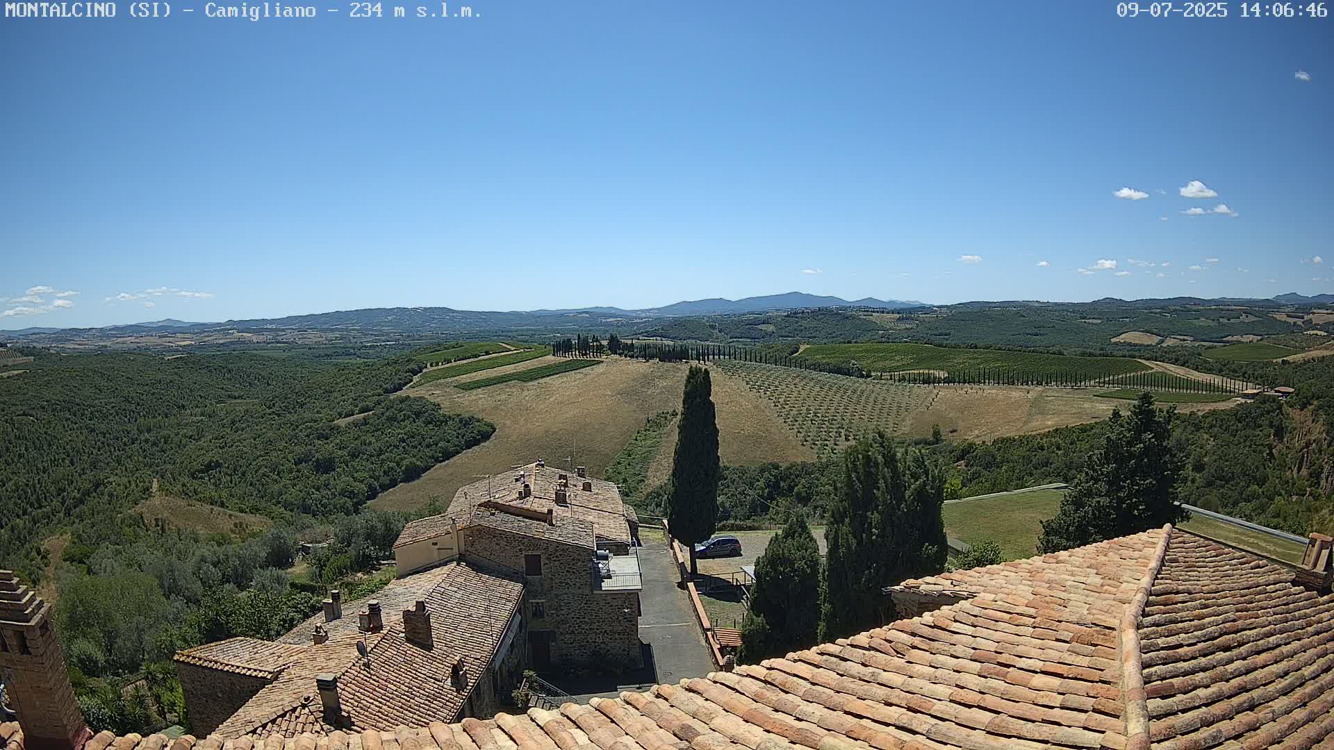 Montalcino, Camigliano Live Cam - Siena, Tuscany, Italy