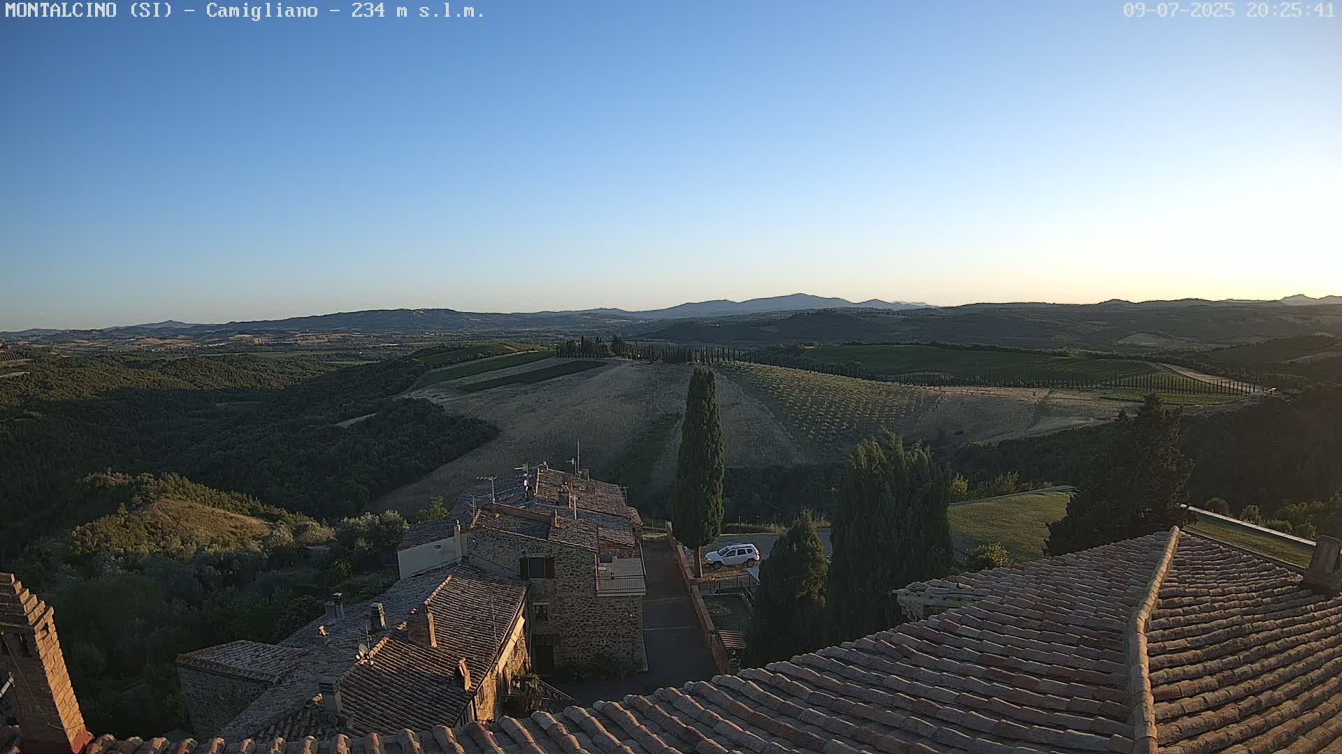 Montalcino, Camigliano Live Cam - Siena, Tuscany, Italy