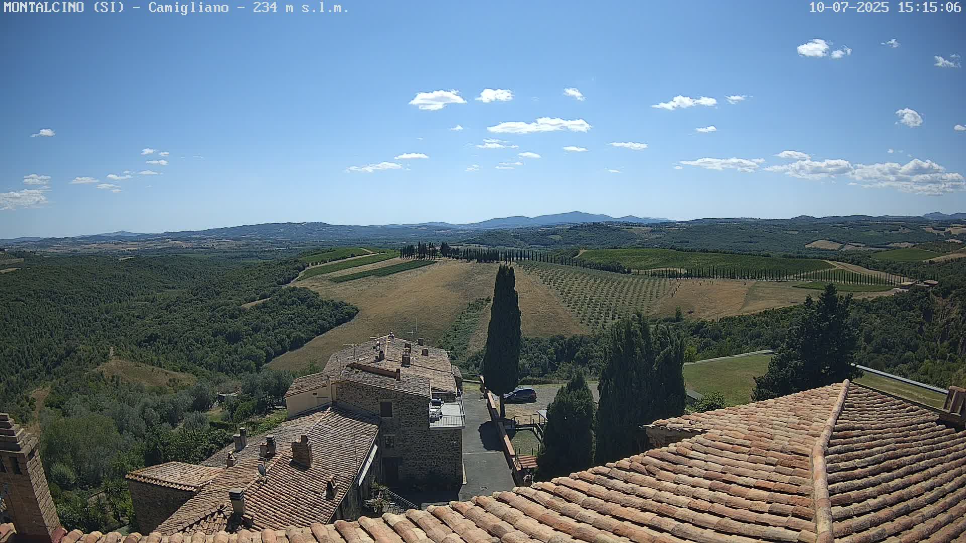 Montalcino, Camigliano Live Cam - Siena, Tuscany, Italy