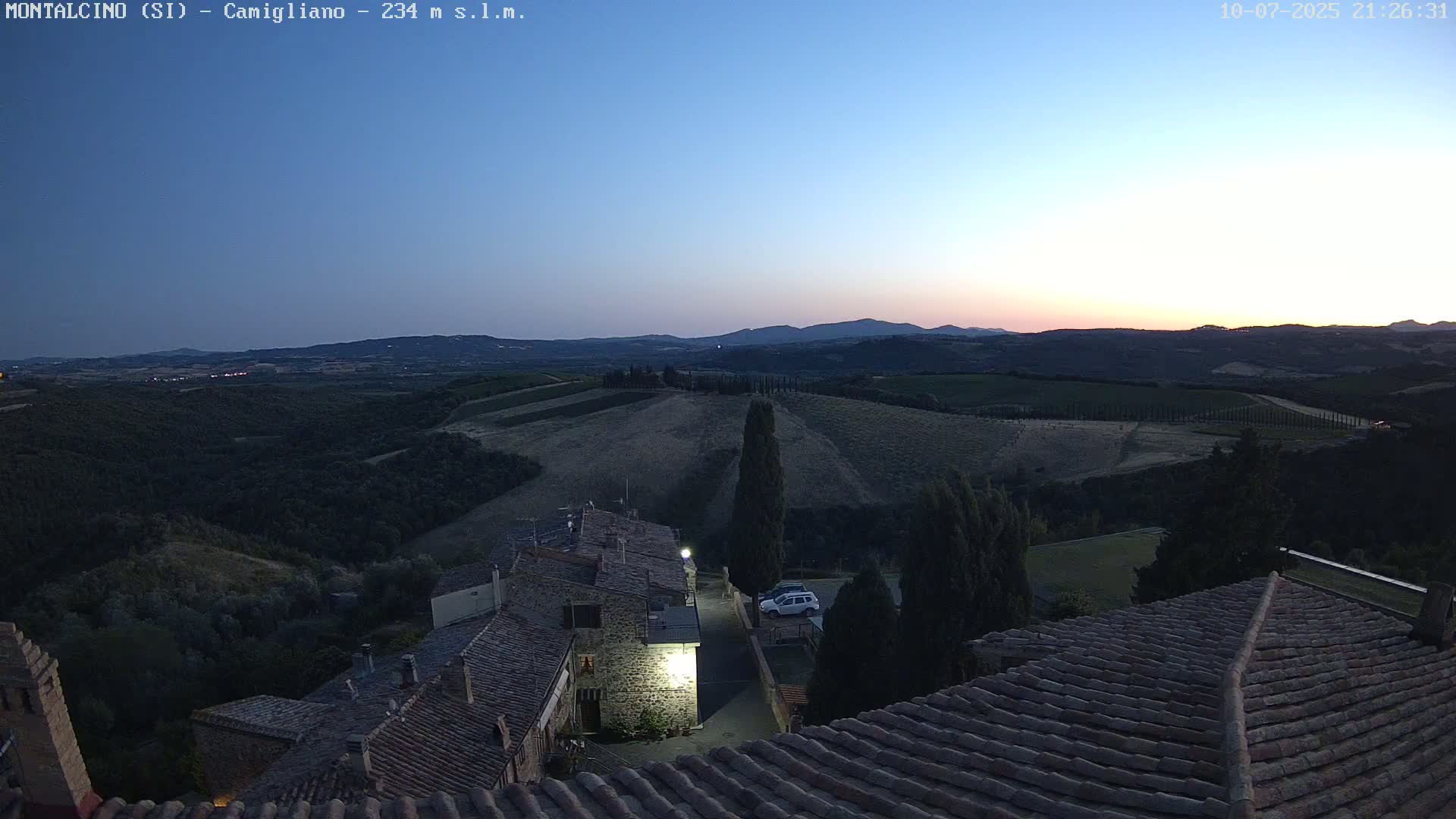 Montalcino, Camigliano Live Cam - Siena, Tuscany, Italy