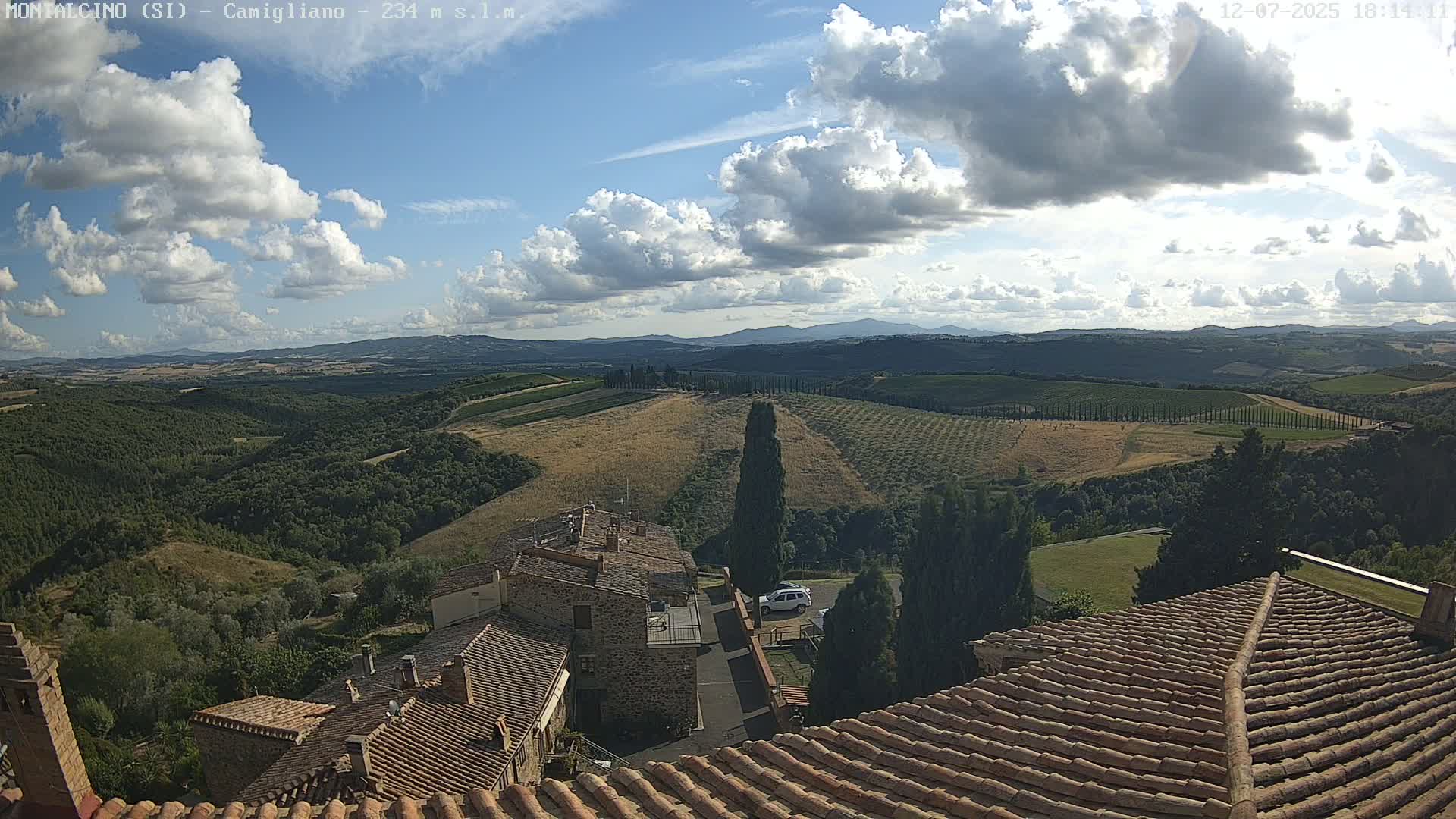 Montalcino, Camigliano Live Cam - Siena, Tuscany, Italy