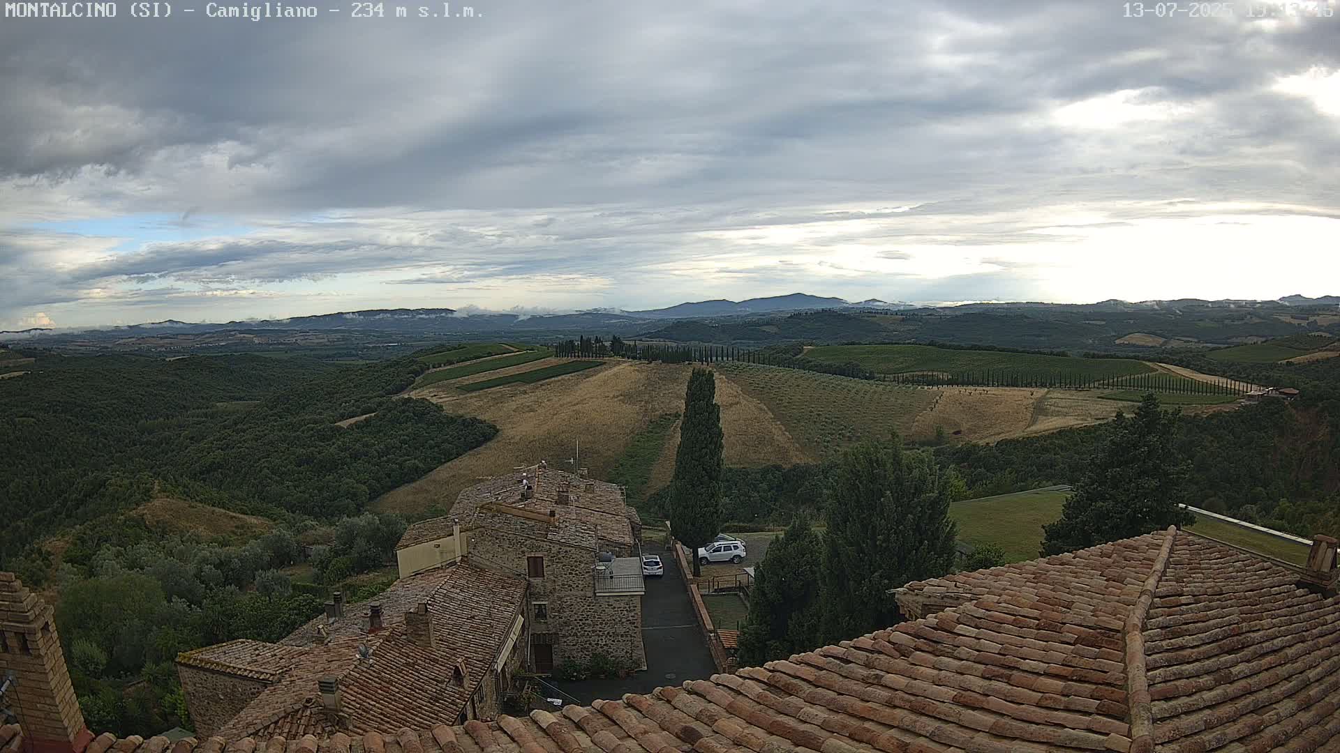 Montalcino, Camigliano Live Cam - Siena, Tuscany, Italy