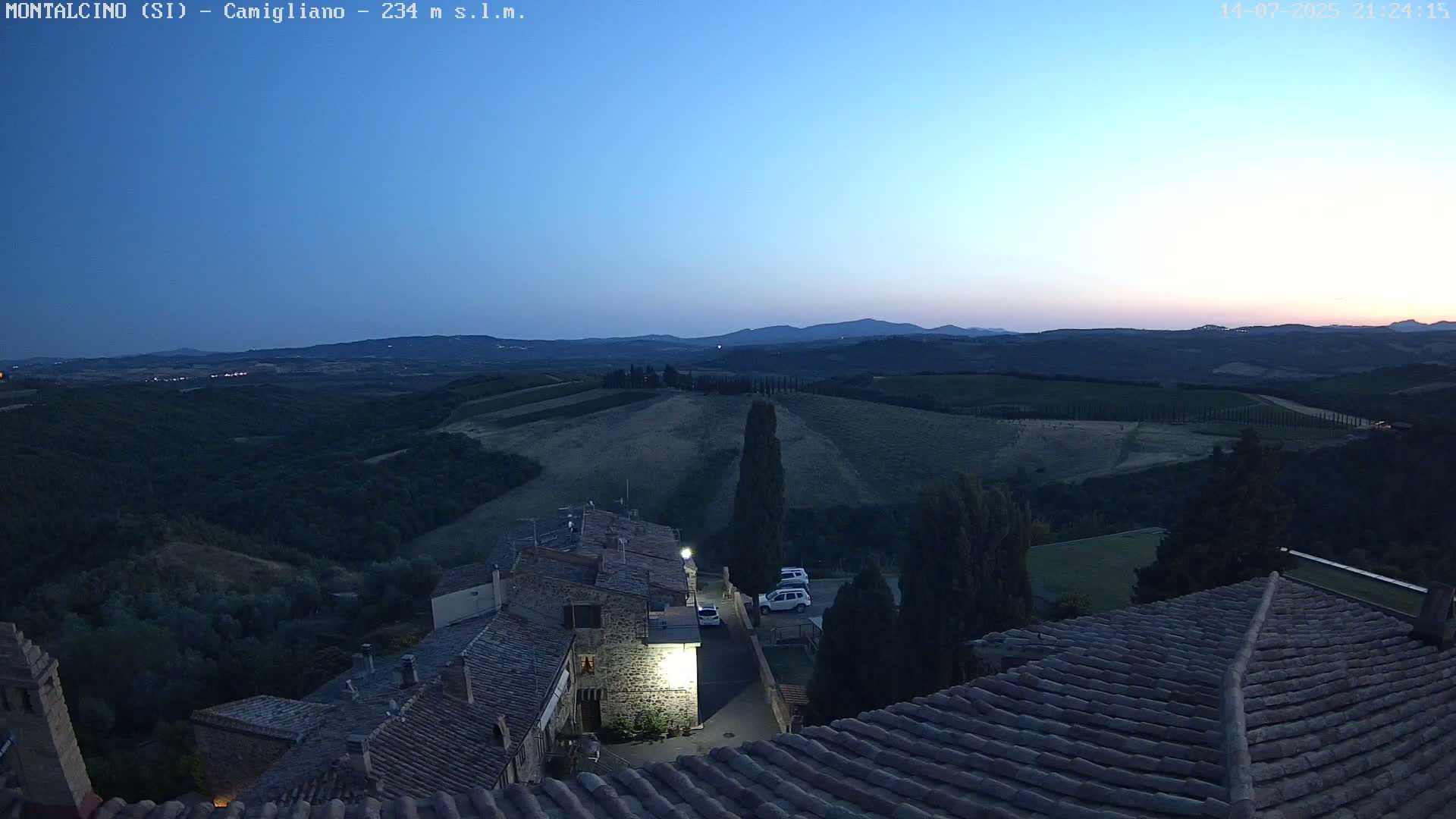 Montalcino, Camigliano Live Cam - Siena, Tuscany, Italy