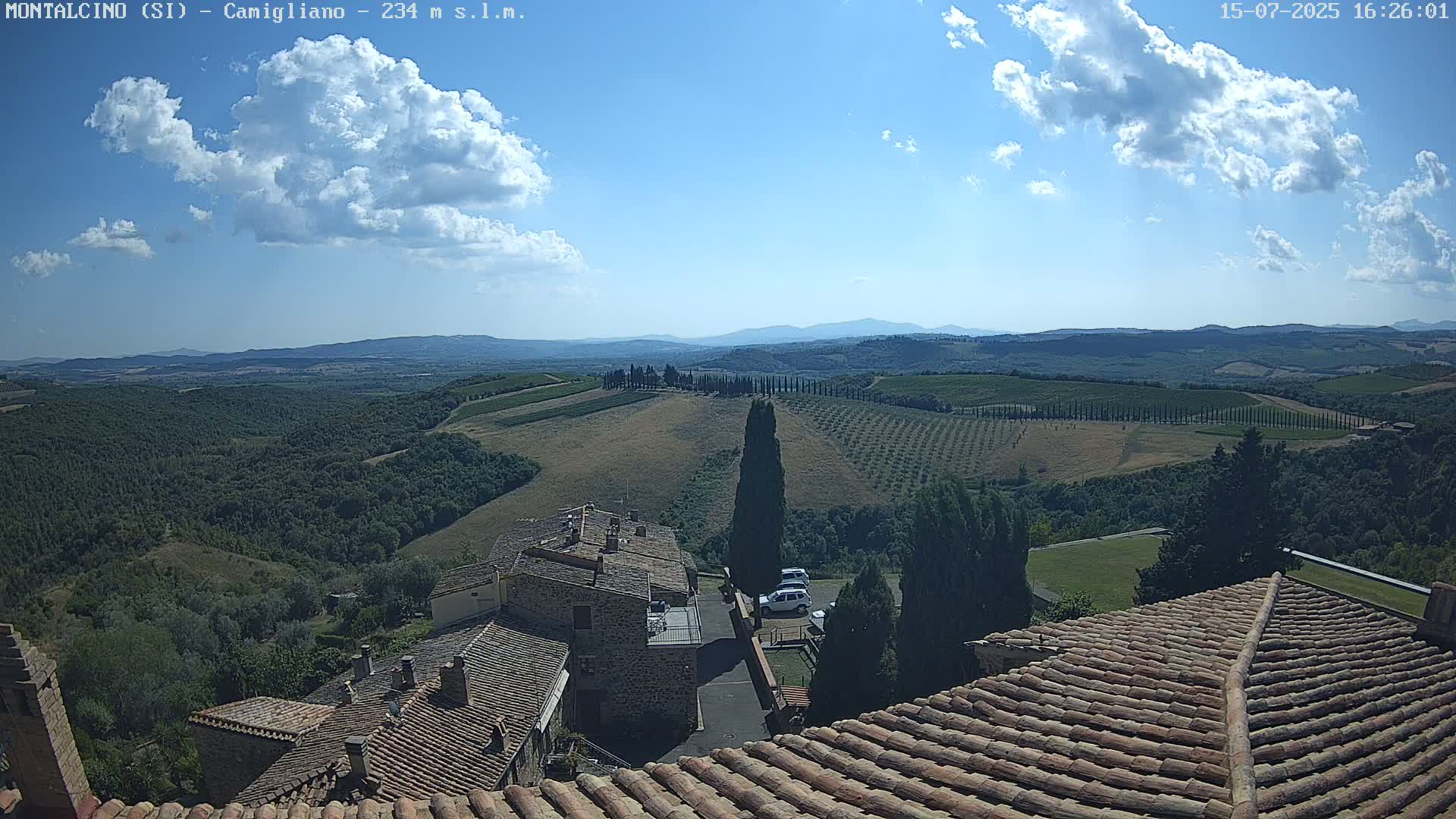 Montalcino, Camigliano Live Cam - Siena, Tuscany, Italy