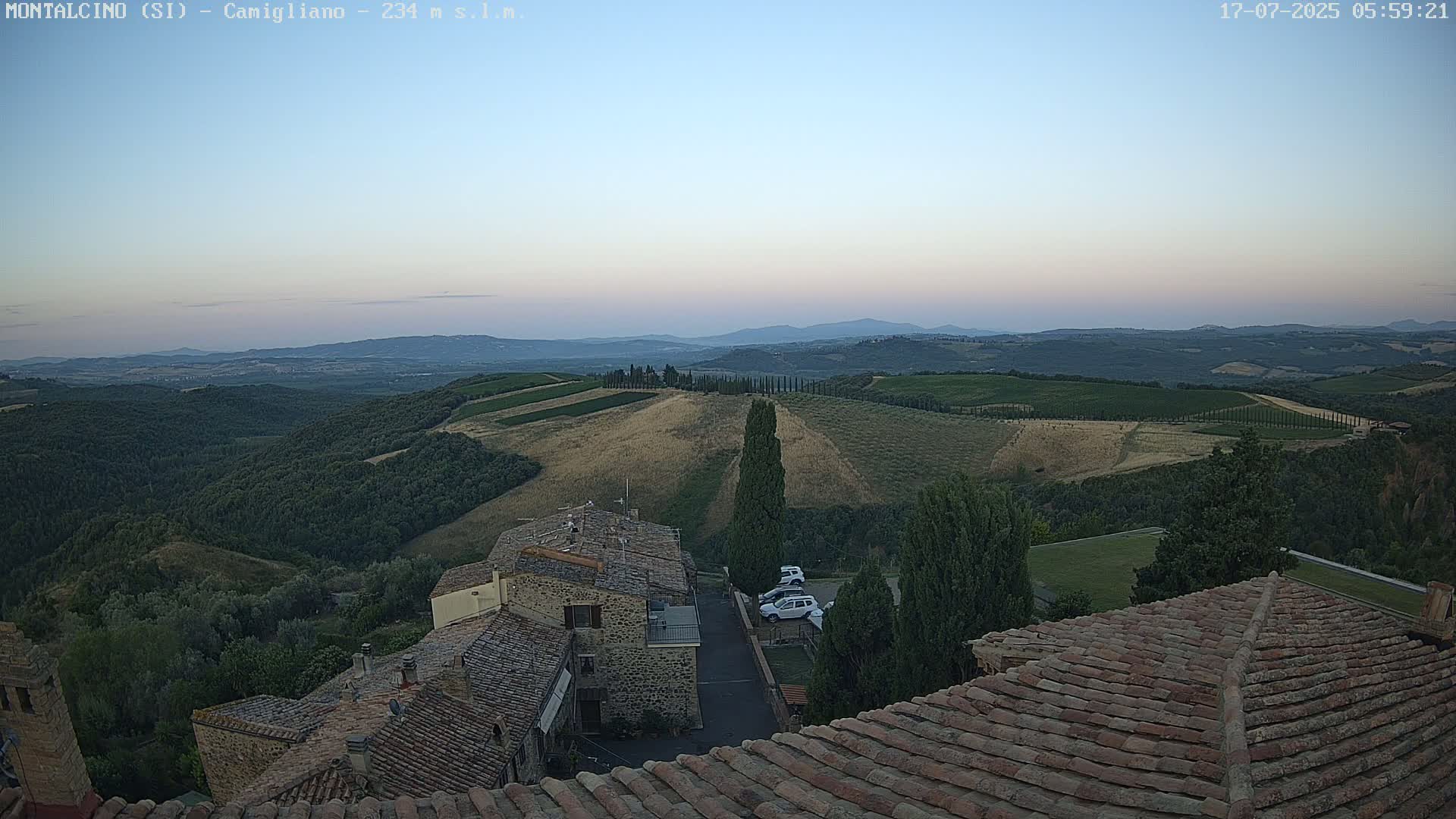 Montalcino, Camigliano Live Cam - Siena, Tuscany, Italy