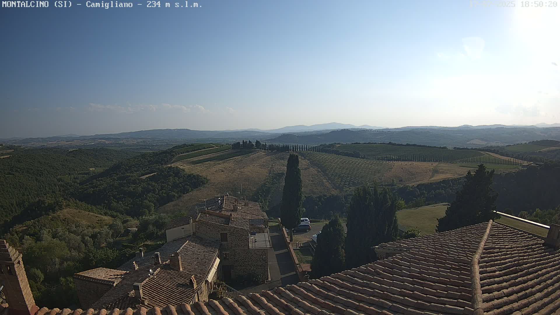 Montalcino, Camigliano Live Cam - Siena, Tuscany, Italy