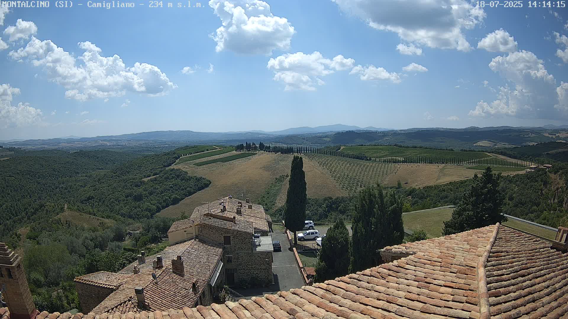 Montalcino, Camigliano Live Cam - Siena, Tuscany, Italy