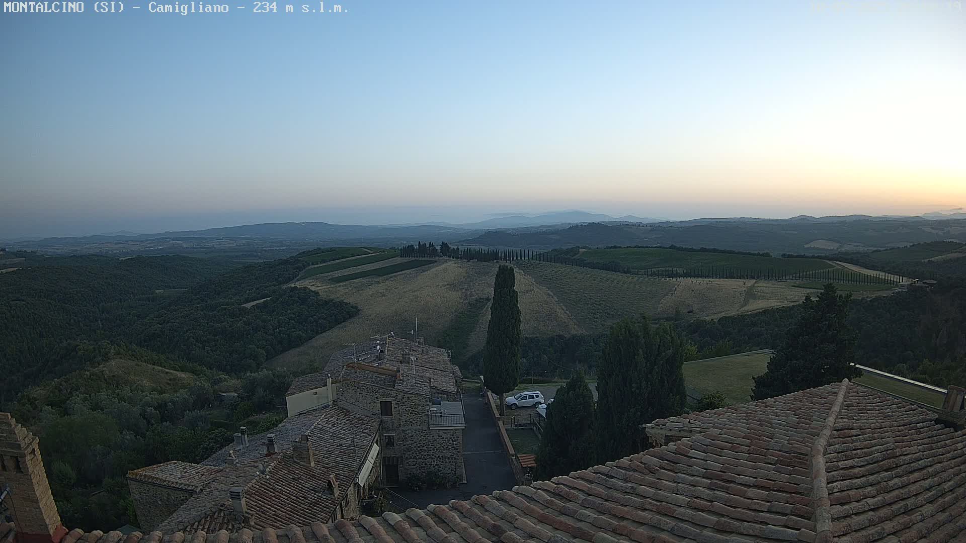 Montalcino, Camigliano Live Cam - Siena, Tuscany, Italy