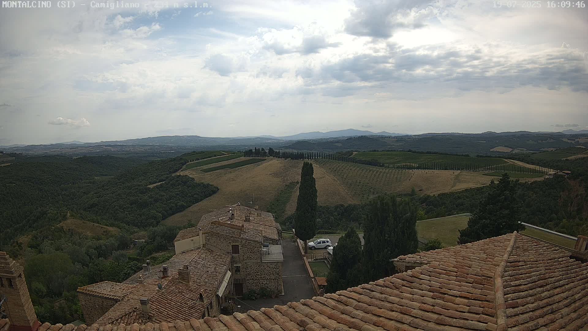 Montalcino, Camigliano Live Cam - Siena, Tuscany, Italy
