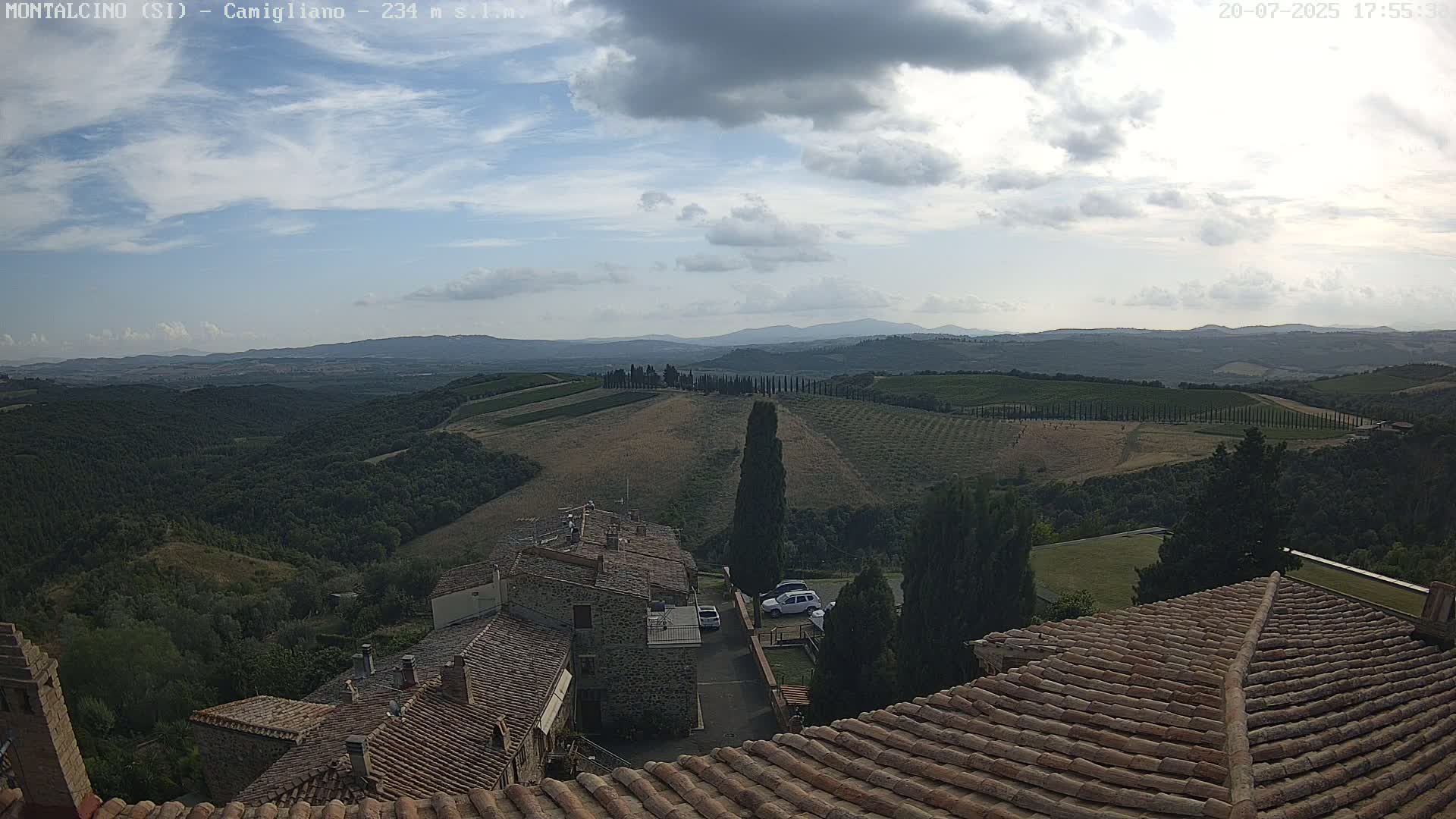 Montalcino, Camigliano Live Cam - Siena, Tuscany, Italy