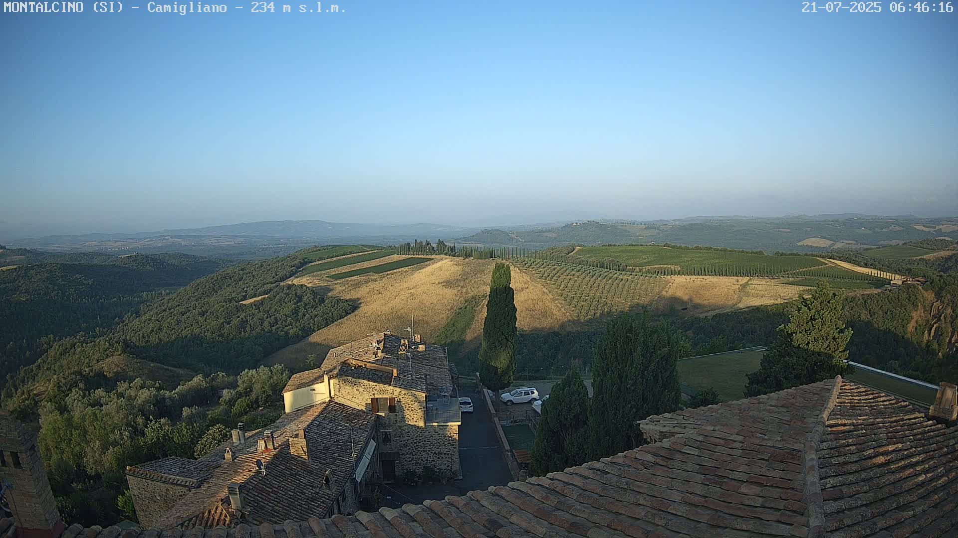 Montalcino, Camigliano Live Cam - Siena, Tuscany, Italy