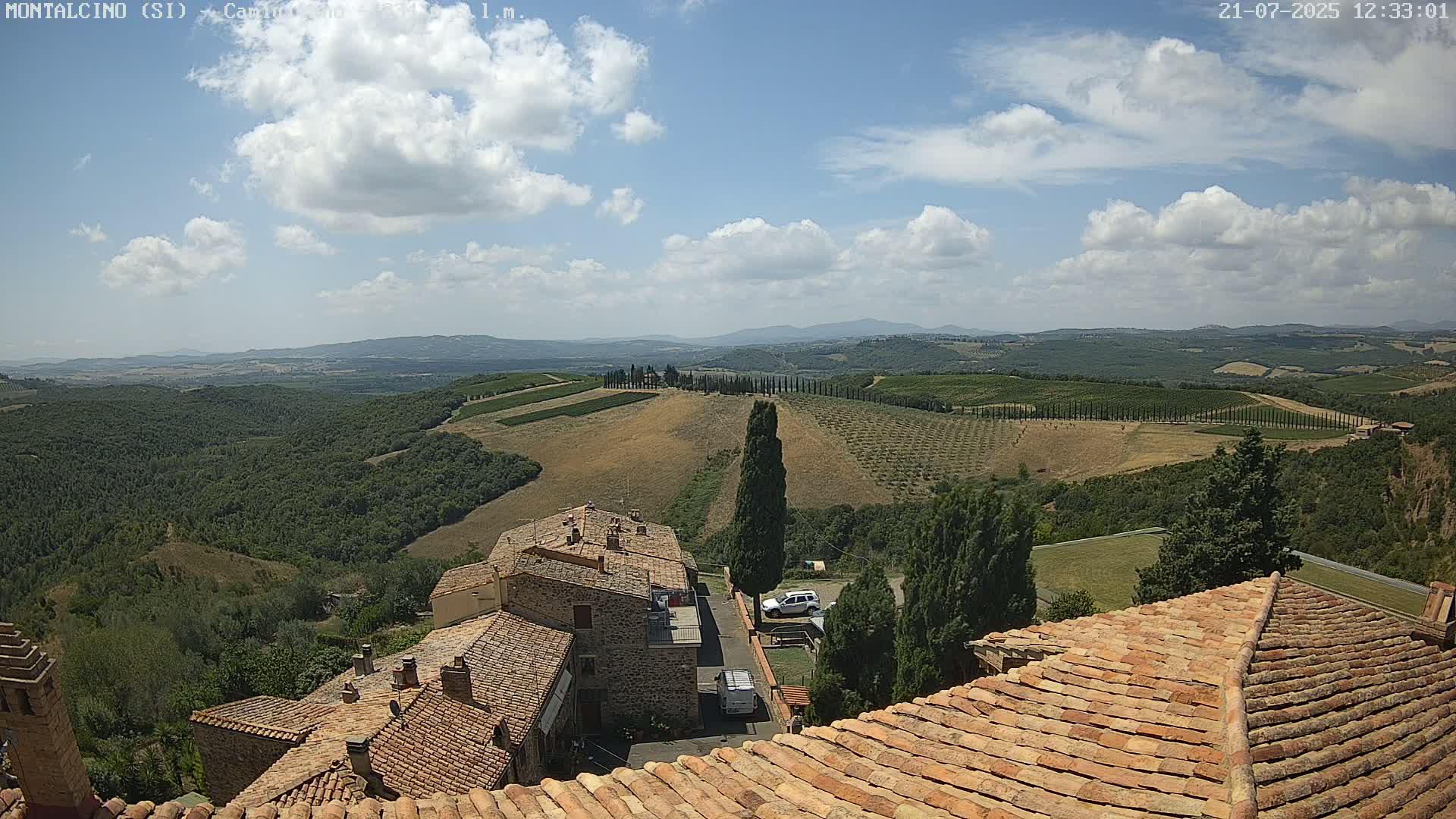 Montalcino, Camigliano Live Cam - Siena, Tuscany, Italy