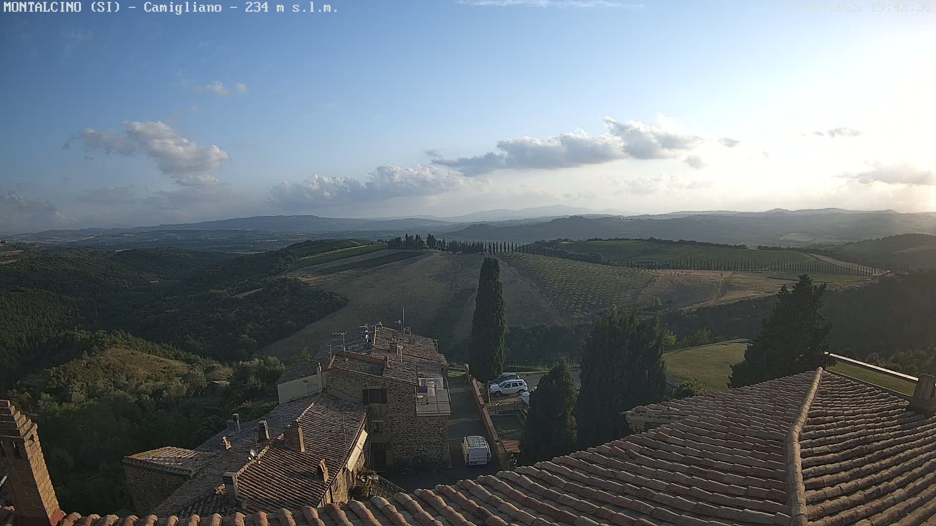 Montalcino, Camigliano Live Cam - Siena, Tuscany, Italy