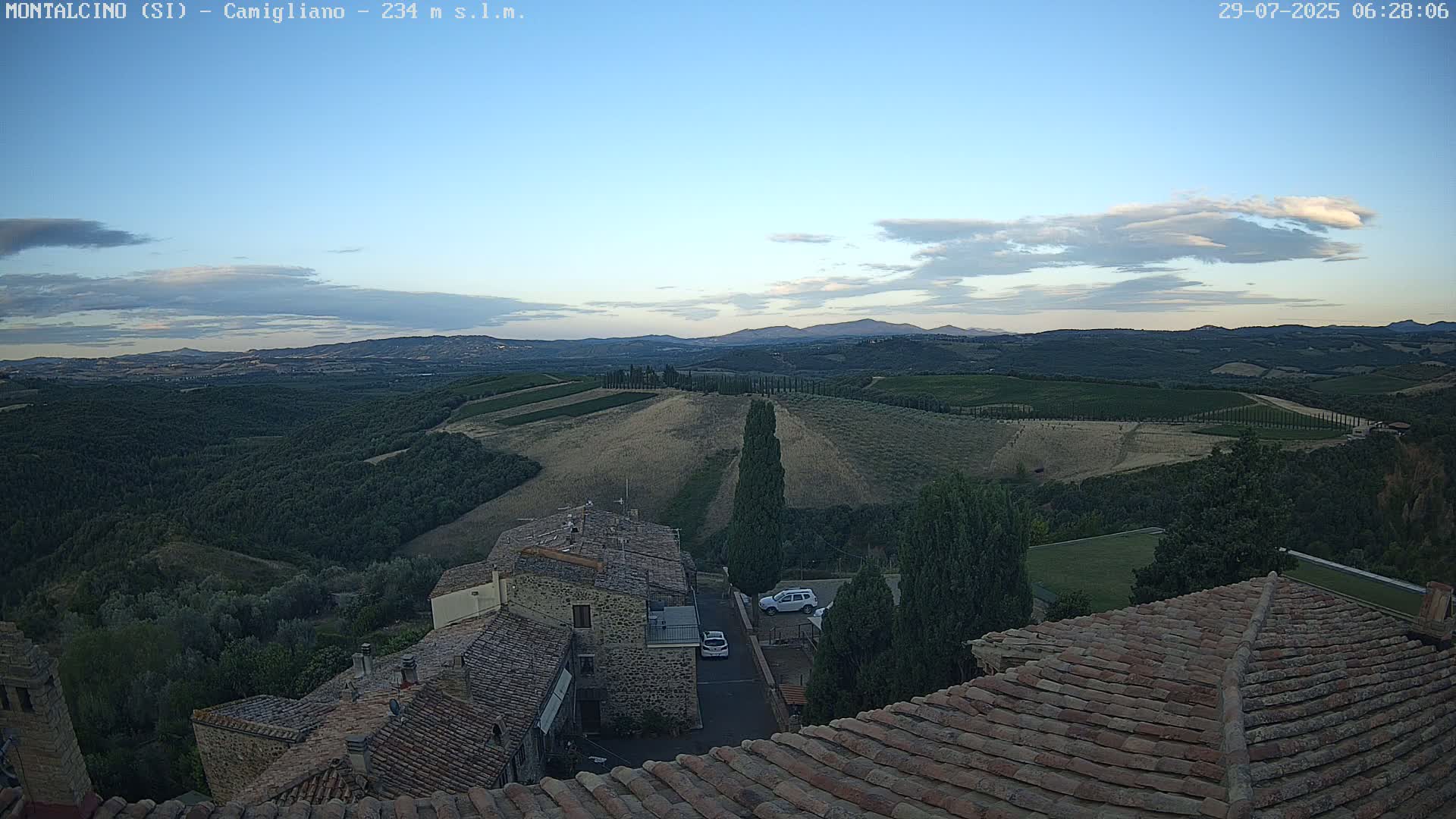 Montalcino, Camigliano Live Cam - Siena, Tuscany, Italy