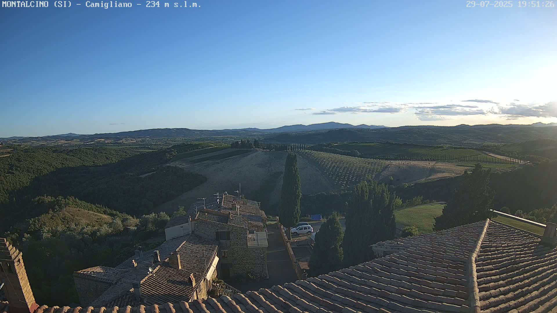 Montalcino, Camigliano Live Cam - Siena, Tuscany, Italy