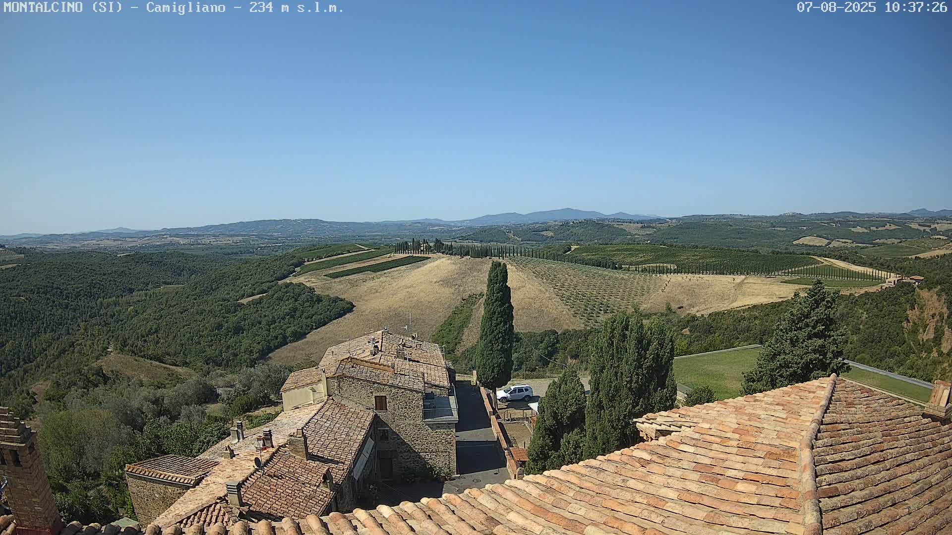 Montalcino, Camigliano Live Cam - Siena, Tuscany, Italy