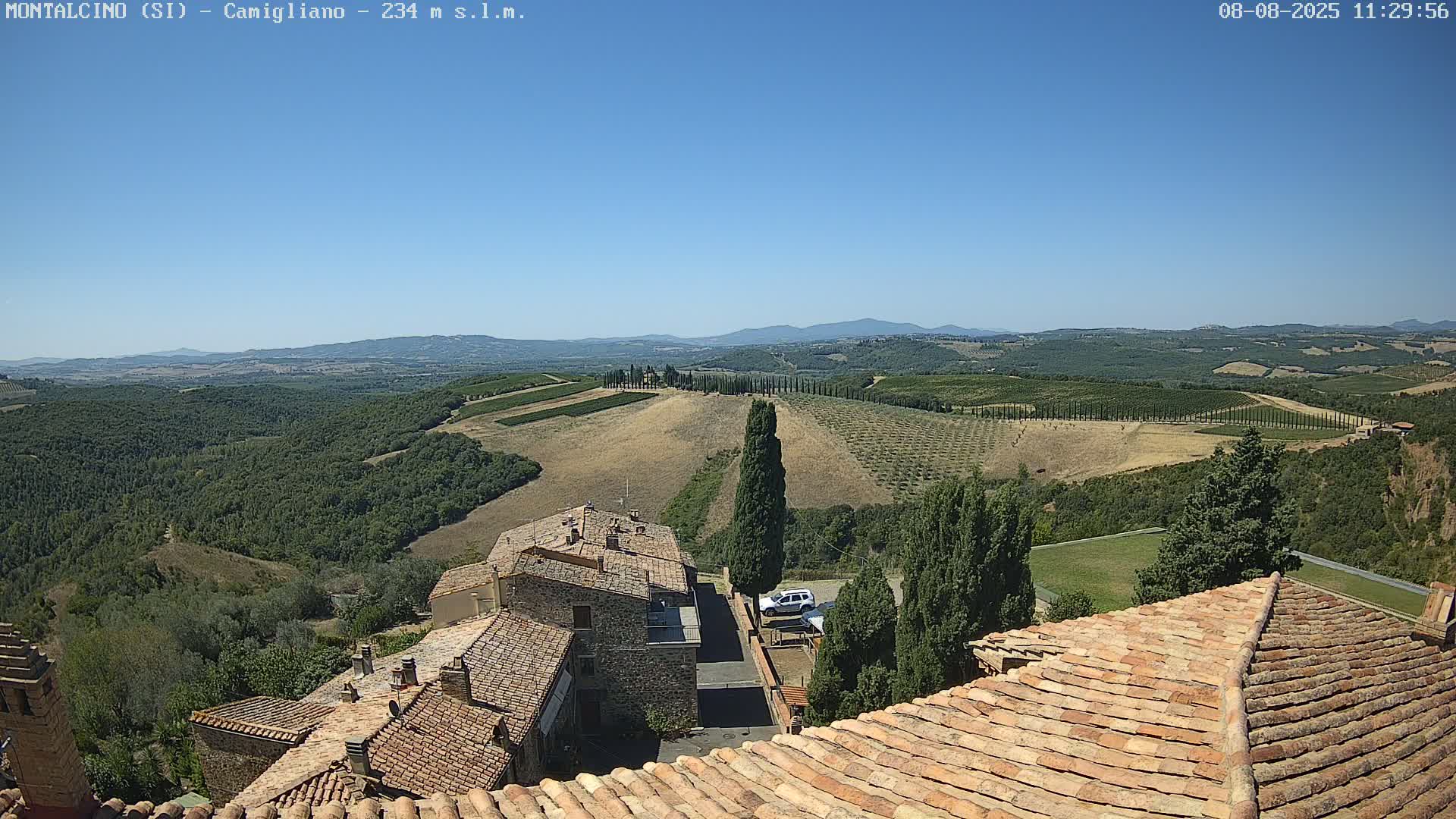 Montalcino, Camigliano Live Cam - Siena, Tuscany, Italy