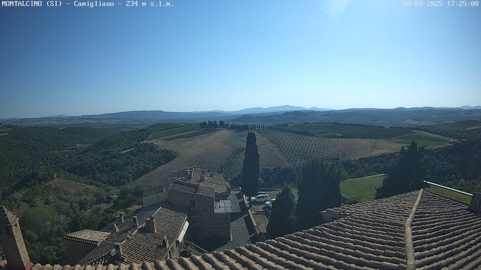 Montalcino, Camigliano Live Cam - Siena, Tuscany, Italy