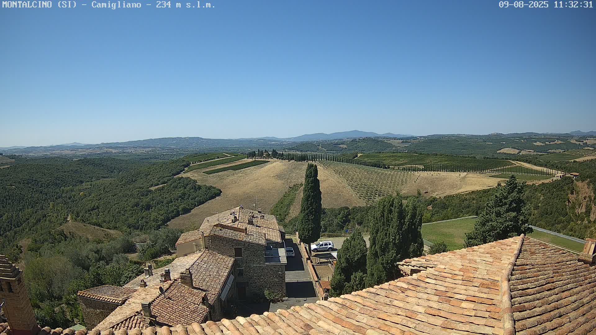 Montalcino, Camigliano Live Cam - Siena, Tuscany, Italy