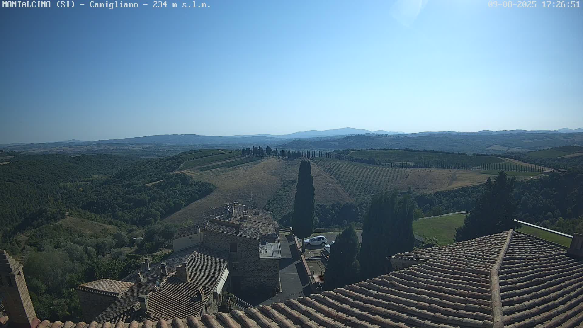 Montalcino, Camigliano Live Cam - Siena, Tuscany, Italy
