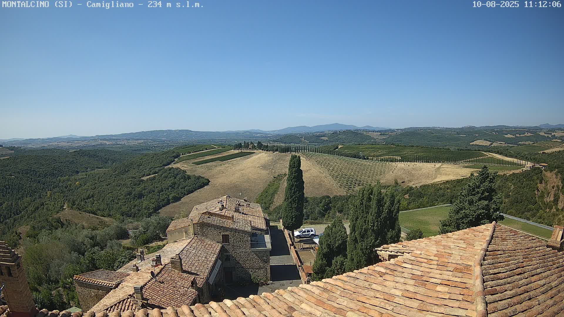 Montalcino, Camigliano Live Cam - Siena, Tuscany, Italy