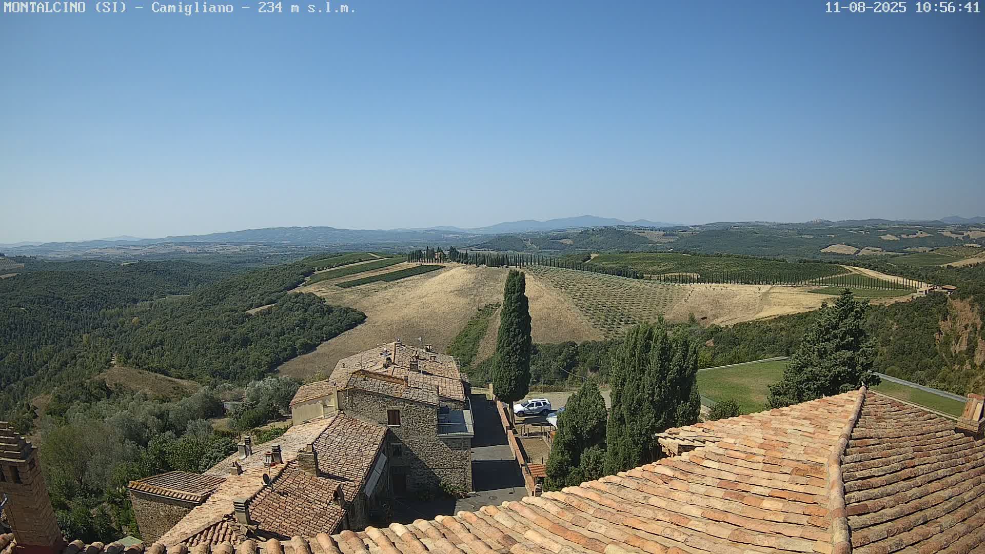 Montalcino, Camigliano Live Cam - Siena, Tuscany, Italy