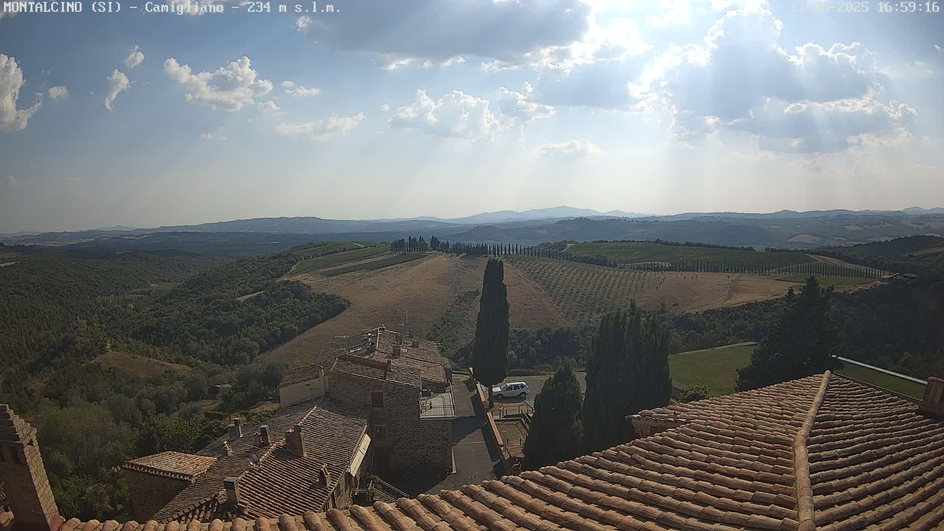 Montalcino, Camigliano Live Cam - Siena, Tuscany, Italy