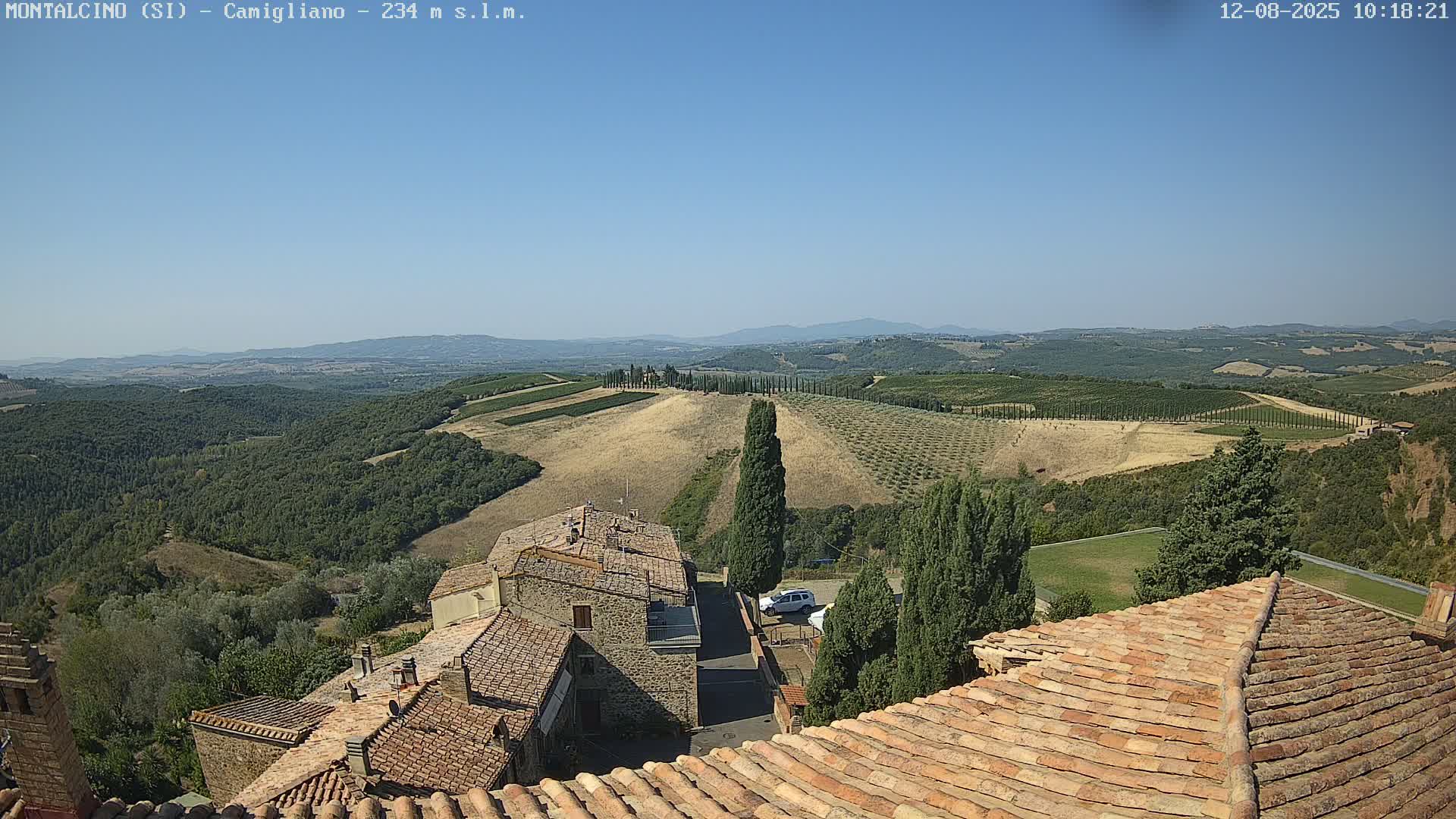 Montalcino, Camigliano Live Cam - Siena, Tuscany, Italy