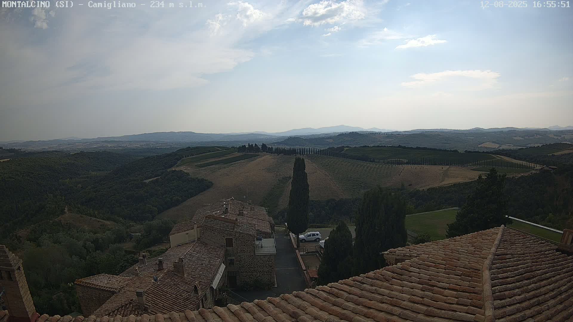 Montalcino, Camigliano Live Cam - Siena, Tuscany, Italy