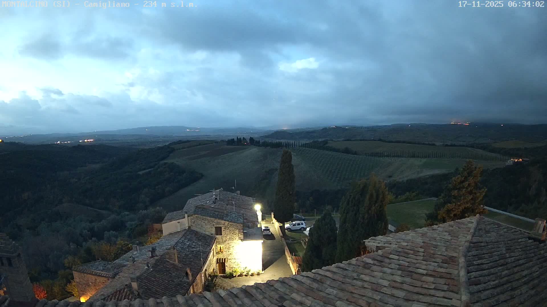 Montalcino, Camigliano Live Cam - Siena, Tuscany, Italy