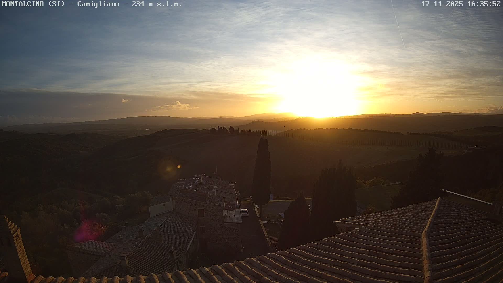 Montalcino, Camigliano Live Cam - Siena, Tuscany, Italy