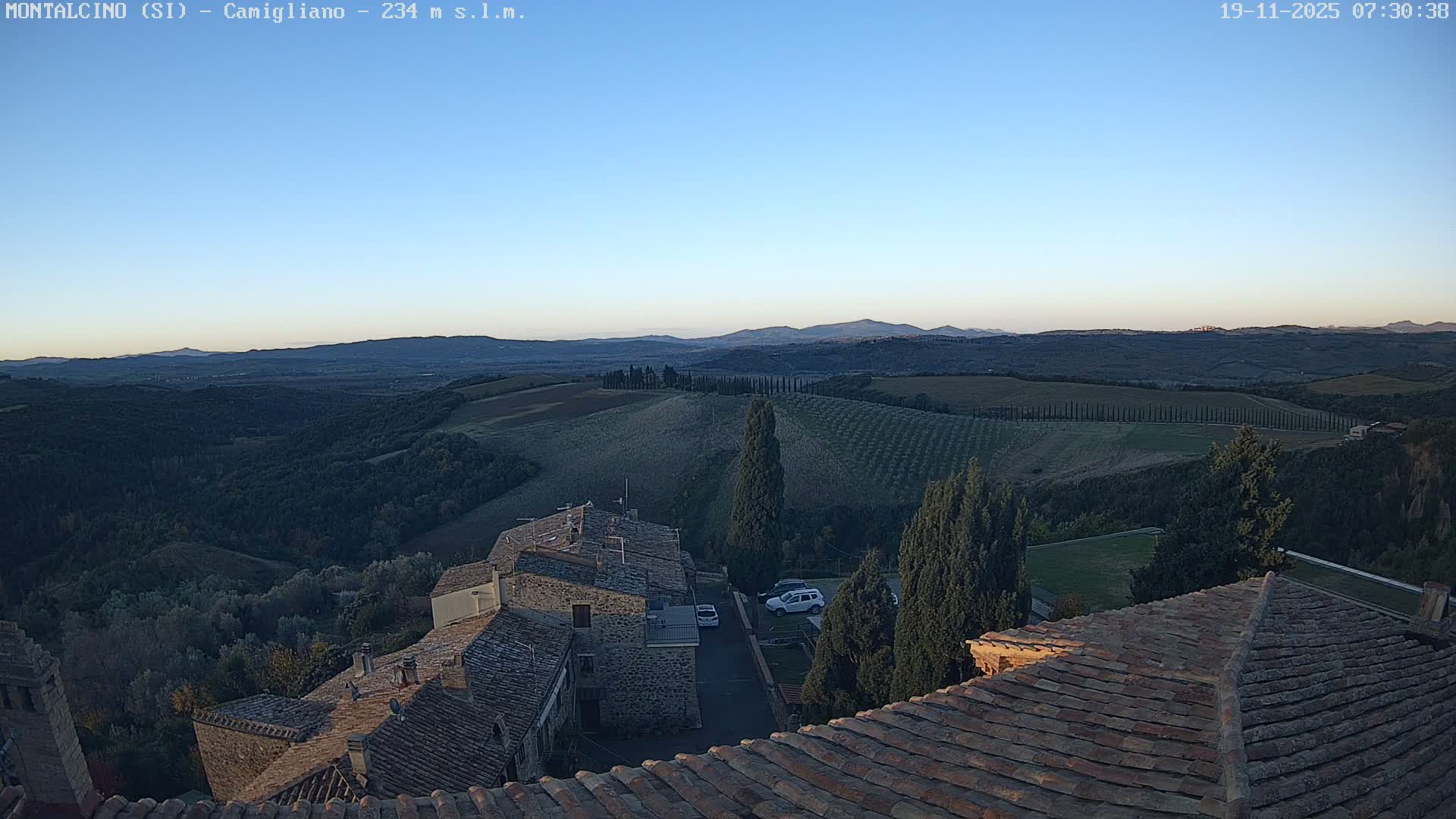 Montalcino, Camigliano Live Cam - Siena, Tuscany, Italy