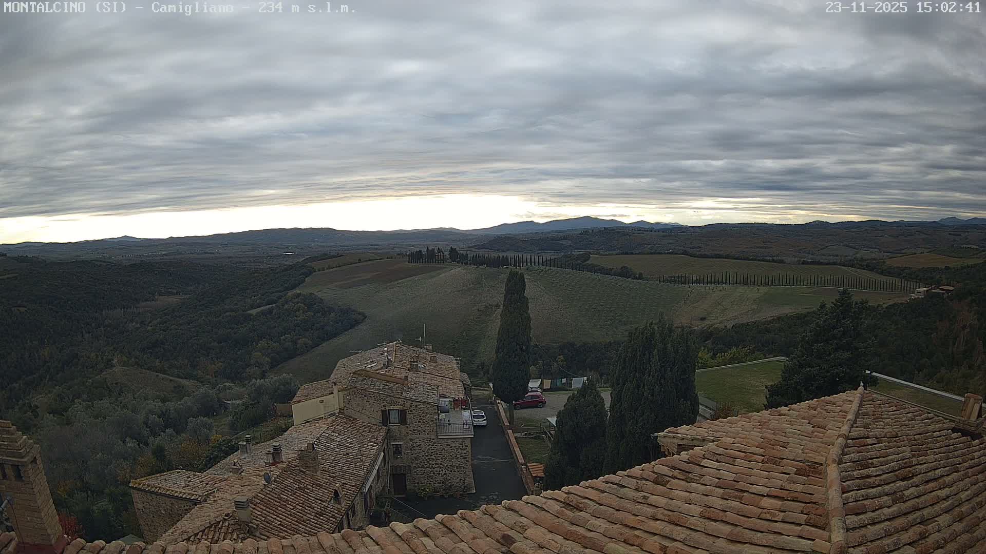Montalcino, Camigliano Live Cam - Siena, Tuscany, Italy