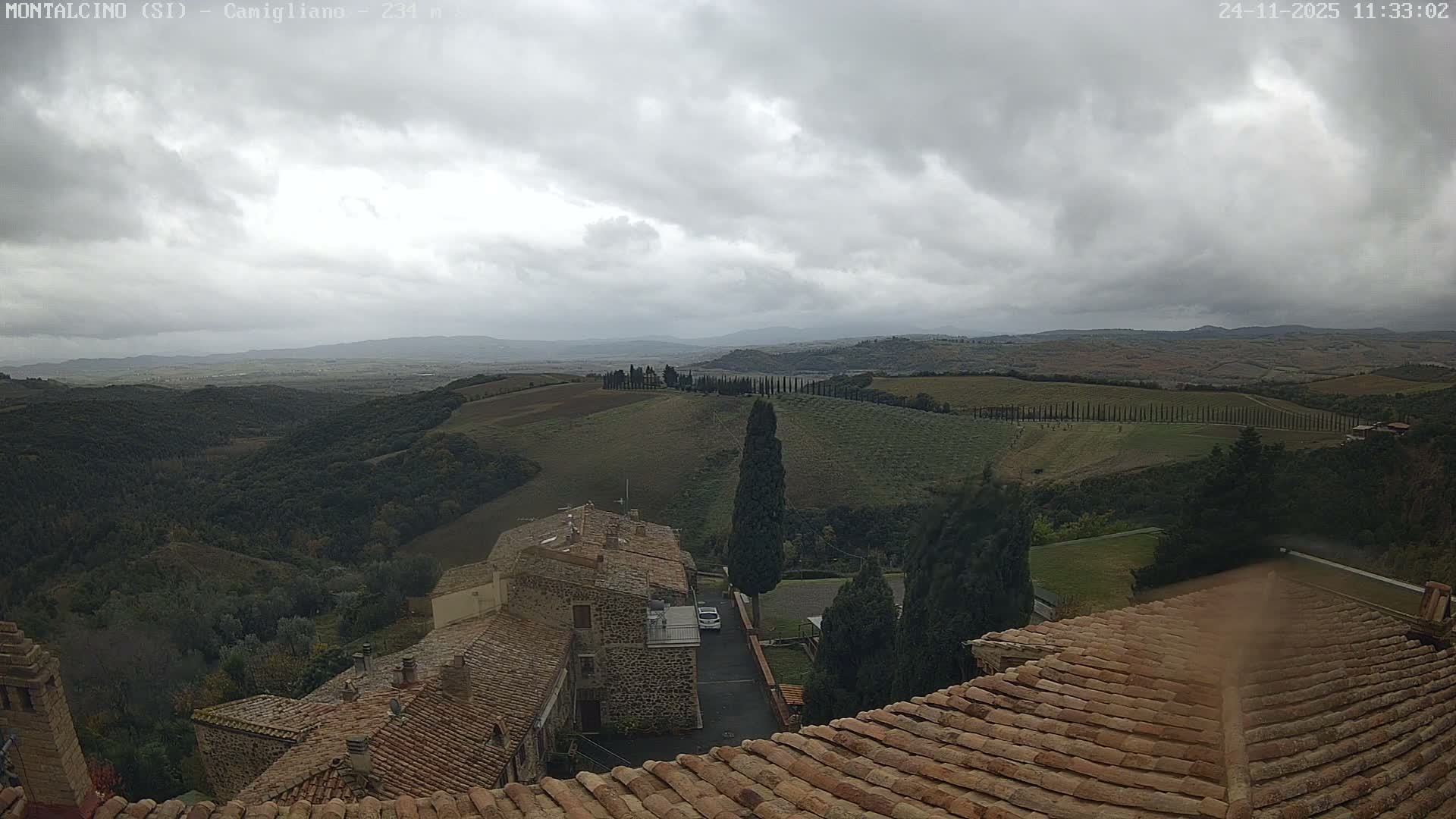 Montalcino, Camigliano Live Cam - Siena, Tuscany, Italy