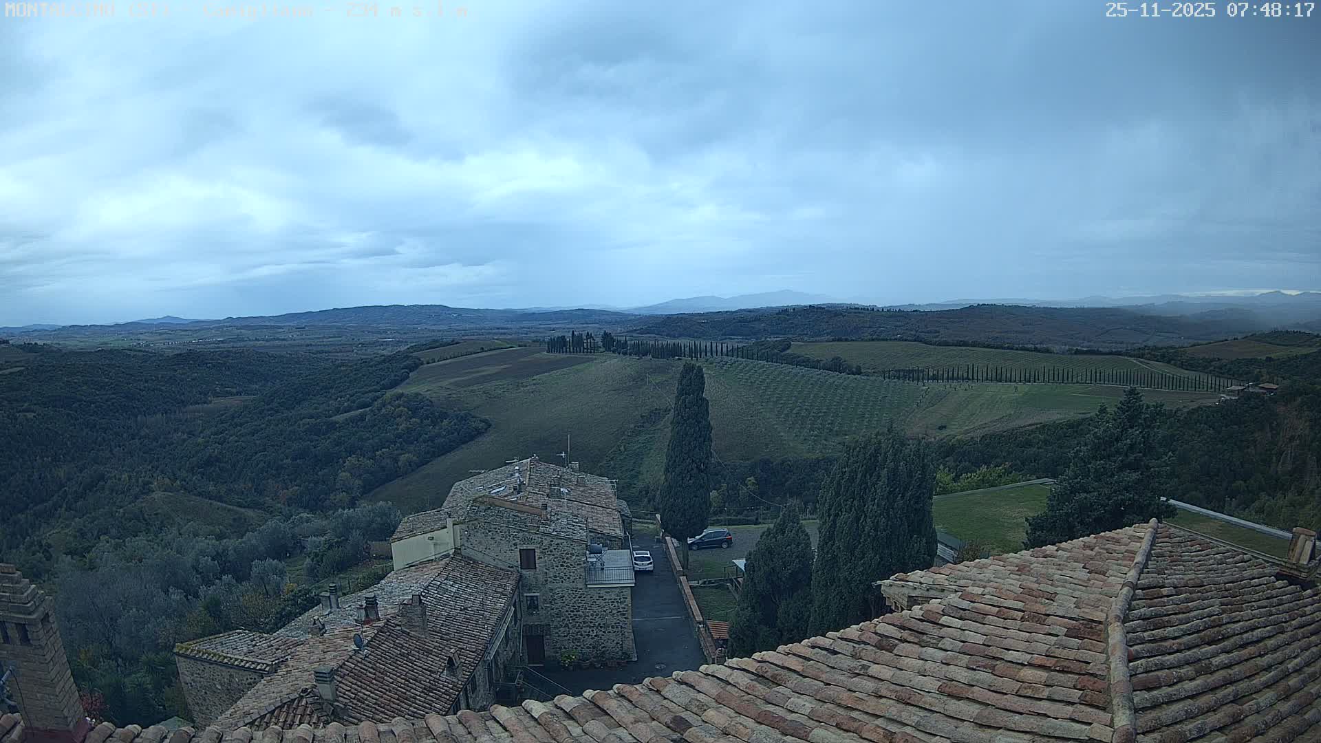 Montalcino, Camigliano Live Cam - Siena, Tuscany, Italy