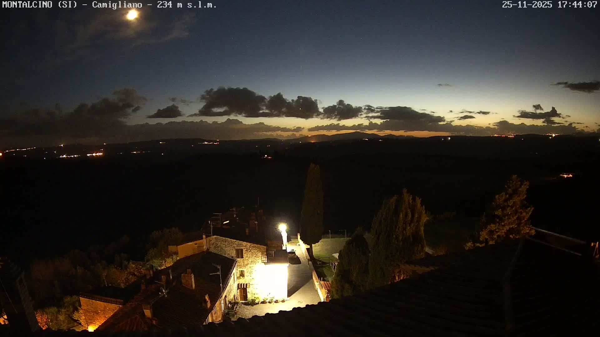 Montalcino, Camigliano Live Cam - Siena, Tuscany, Italy
