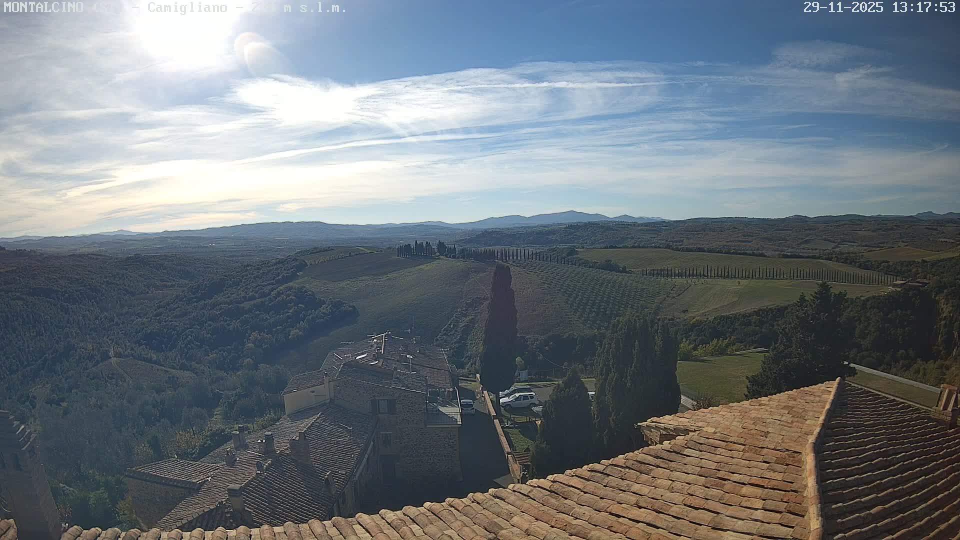 Montalcino, Camigliano Live Cam - Siena, Tuscany, Italy