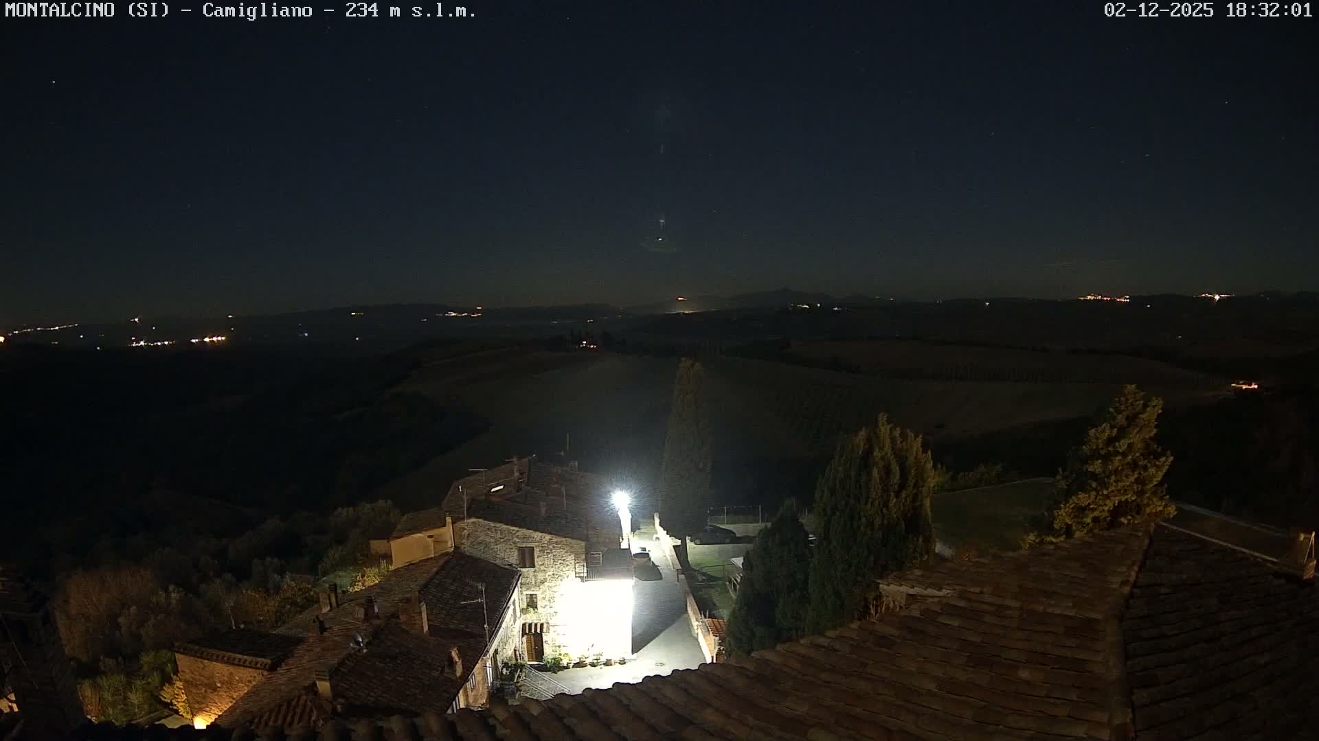 Montalcino, Camigliano Live Cam - Siena, Tuscany, Italy