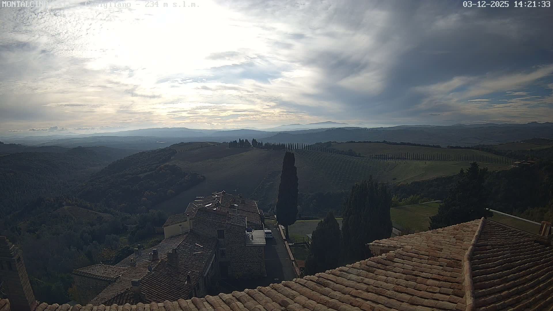 Montalcino, Camigliano Live Cam - Siena, Tuscany, Italy
