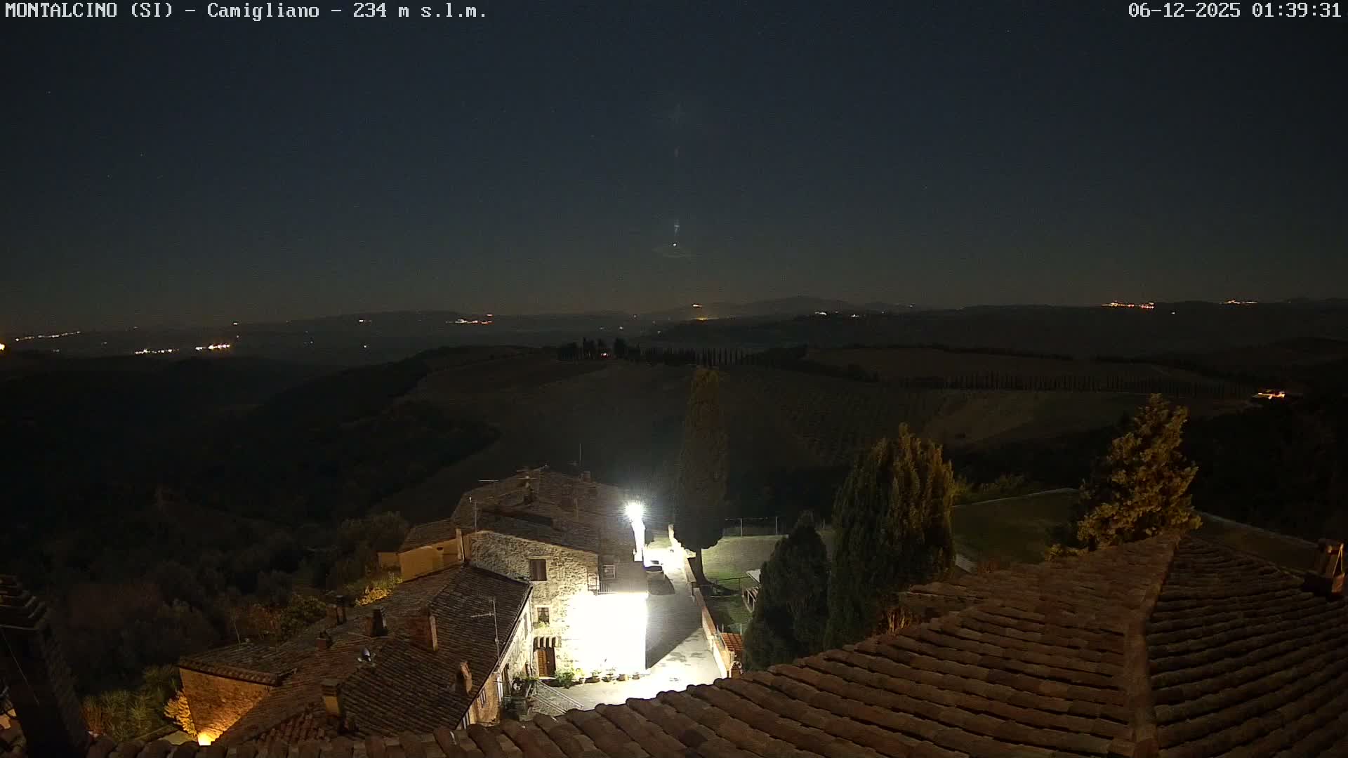 Montalcino, Camigliano Live Cam - Siena, Tuscany, Italy