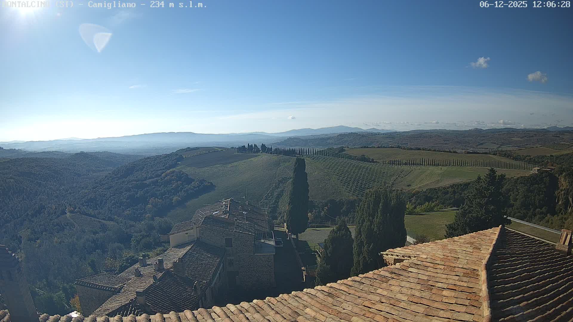 Montalcino, Camigliano Live Cam - Siena, Tuscany, Italy