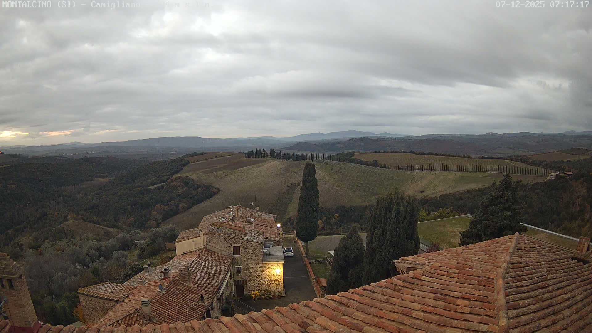 Montalcino, Camigliano Live Cam - Siena, Tuscany, Italy